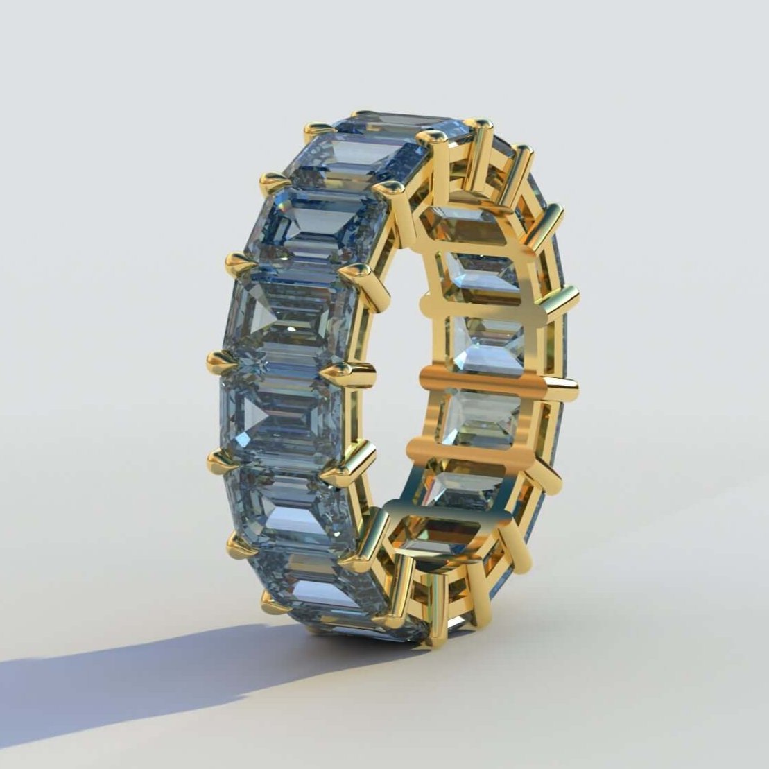 Emerald Cut Diamond Anniversary Jewelry