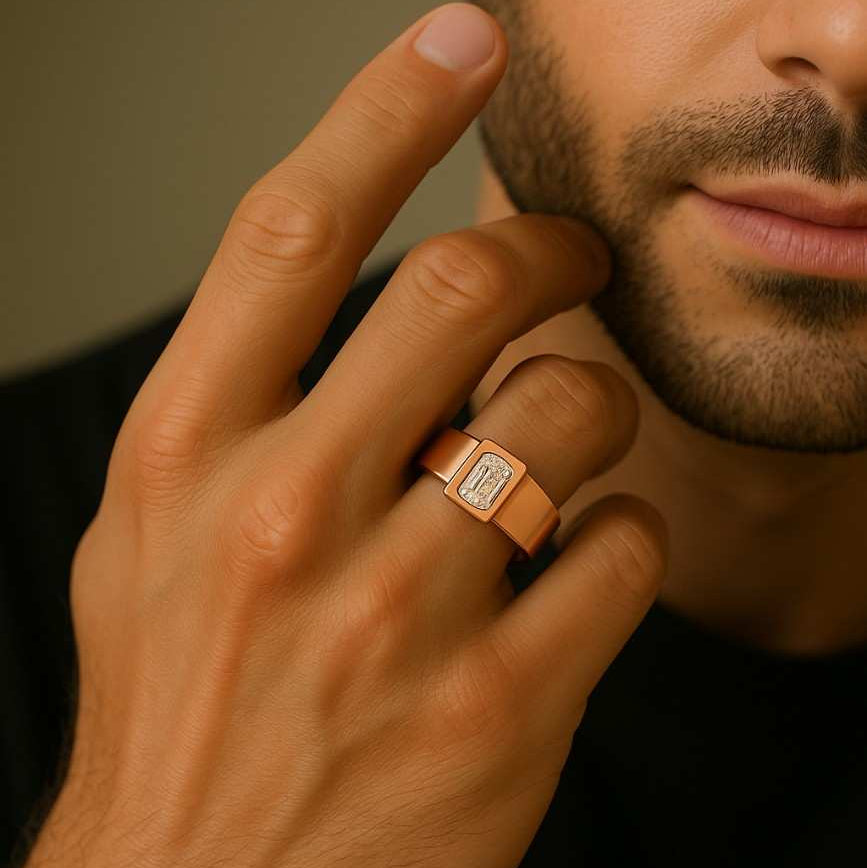 Emerald Cut Lab Diamond Eternity Band 18k gold Lab Diamond band Eternity Ring