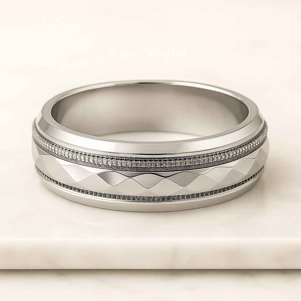 Emerald Cut Lab Grown Diamond Eternity Band, Wedding Band