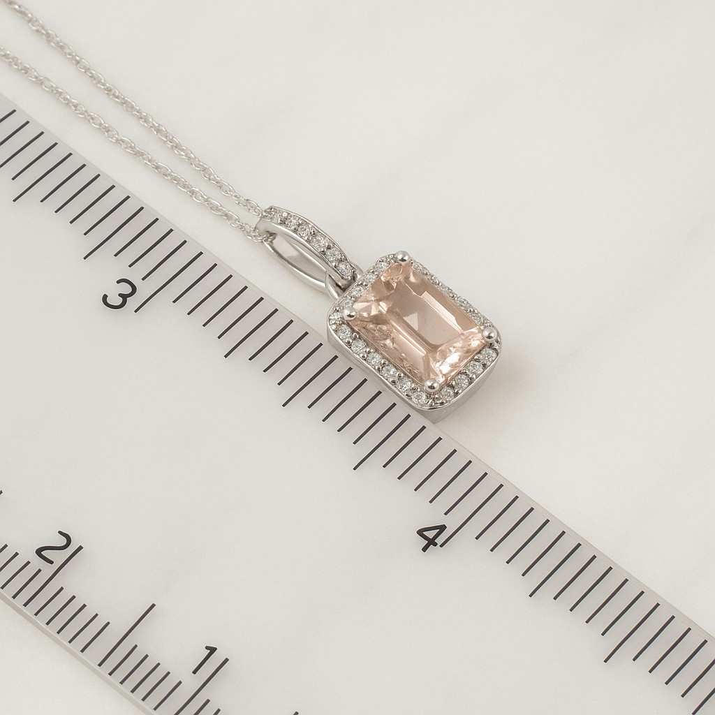 Emerald Cut Lab Grown Diamond Necklace