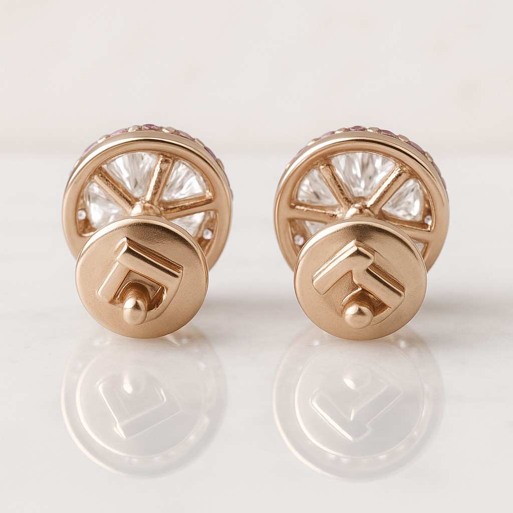 Emerald Cut Lab Grown Diamond Stud Earrings Everyday Wear Minimalist Stud Earrings