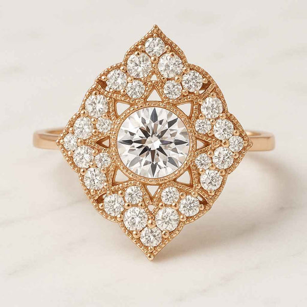 Emerald Cut Moissanite Signet Ring Bezel Set Minimalist Gold Silver Statement Ring