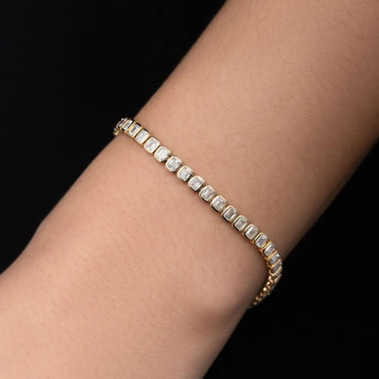 Emerald Cut Tennis Bracelets
