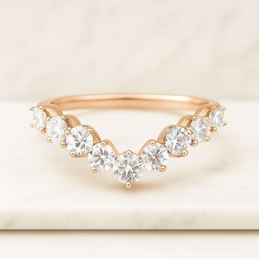 Baguette Diamond Band, Baguette & Round Cut Band Statement Band Stacking Band, Baguette Full Eternity Band Art Deco Band SimulateDiamond