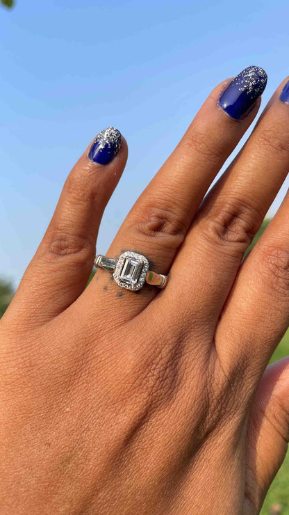 Emerald Shape Ring