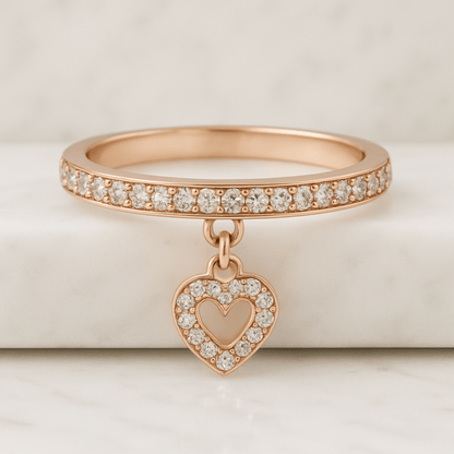 Engagement Ring Set Solitaire Marquise Ring with Matching Band