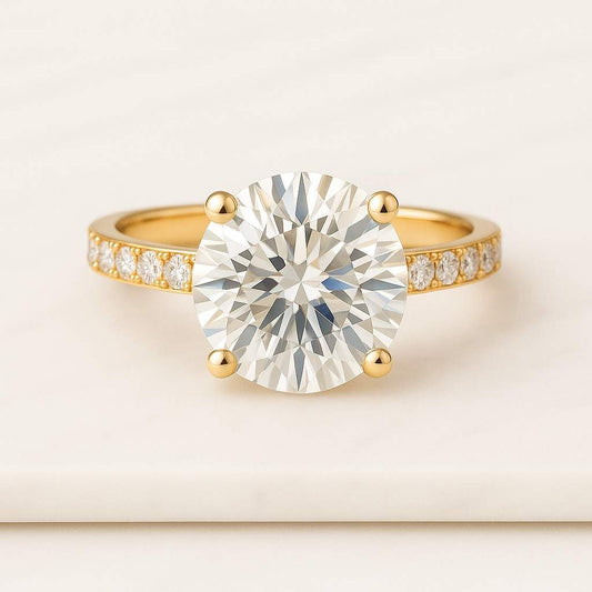 Engagement Ring for Her Diamond Stacked Wedding Ring Set Best Anniversary Gift for Wife