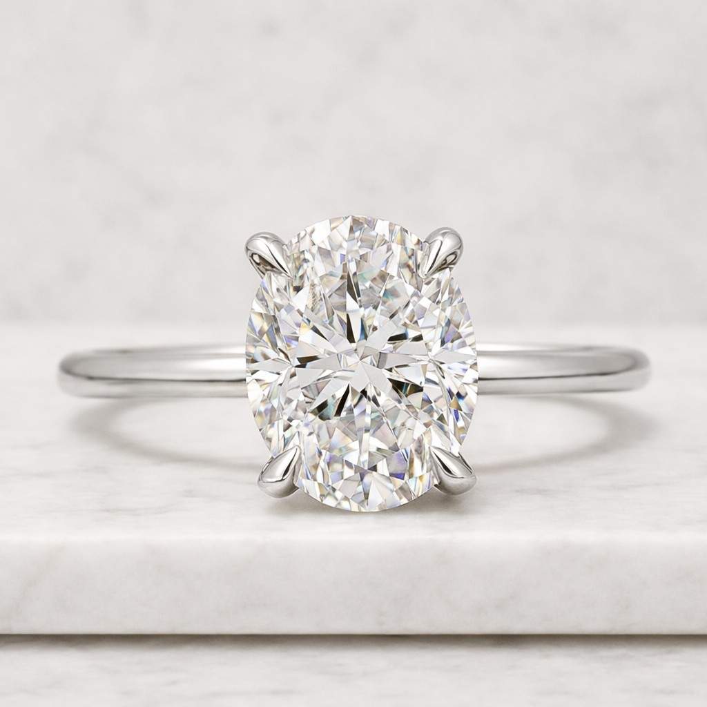 Engagement Ring in 14K Solid Gold
Anniversary Ring For Gift
