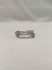 14k White Gold Chunky Connector Ring