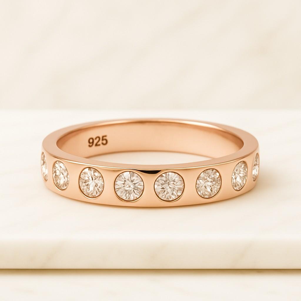 Eternity Ring, Engagement Ring, Promise Ring, Minimalist Ring, Gift For Wife