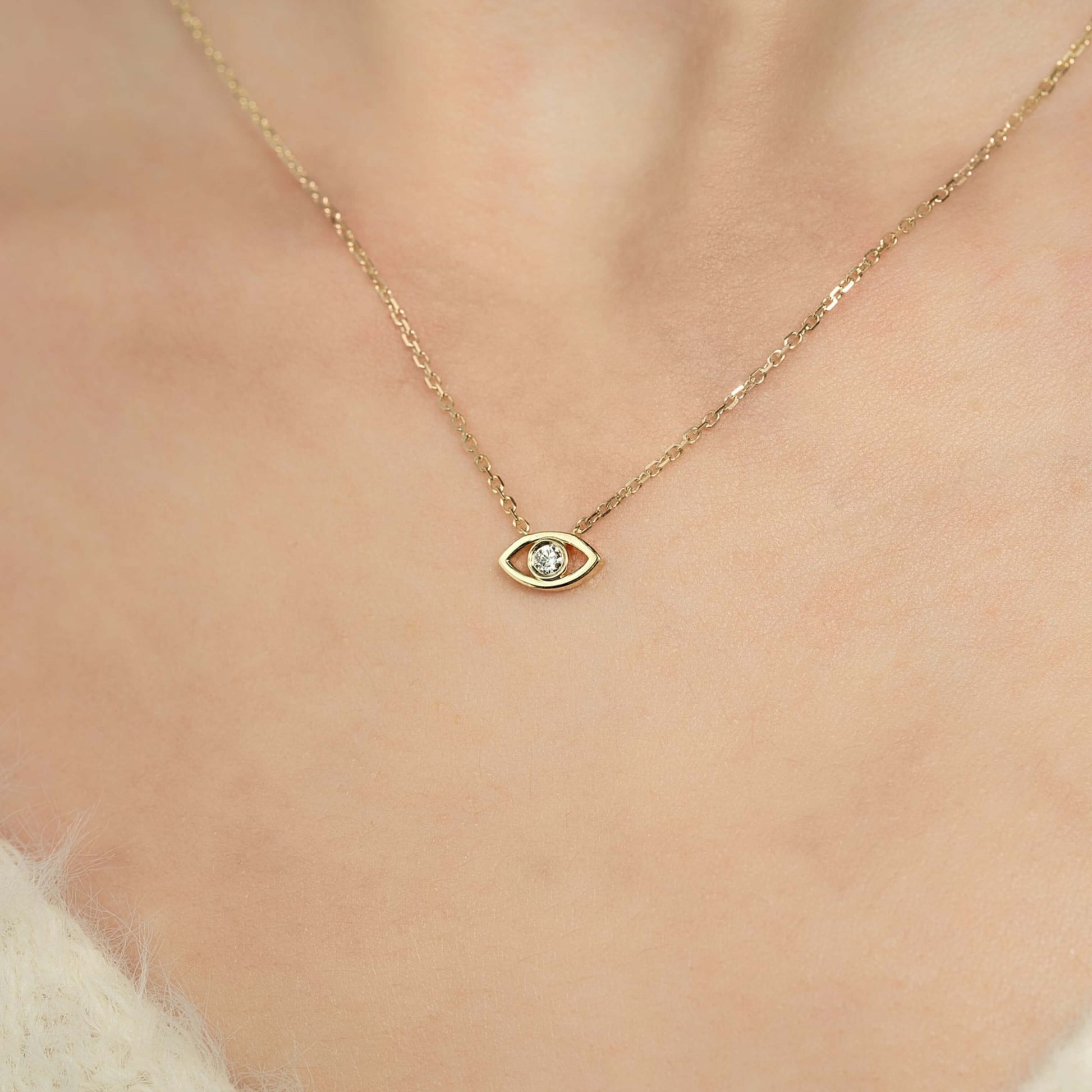 Evil Eye Charm Necklace Gift