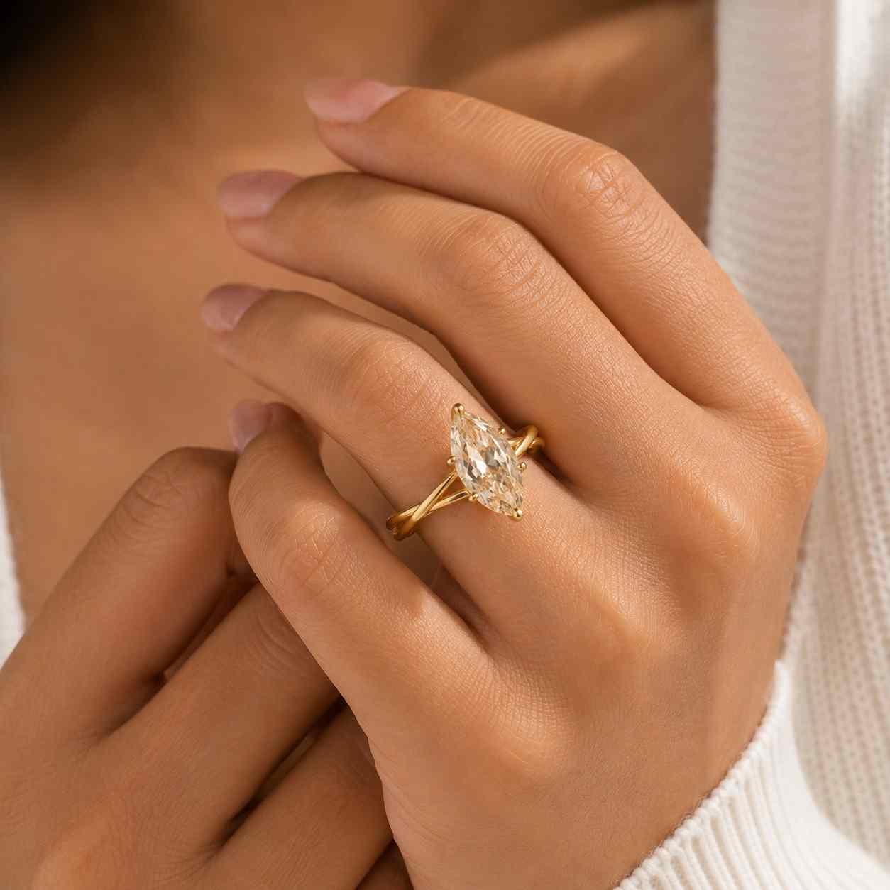 f color vvs-vs clarity oval cut lab grown diamond bezel set solitaire engagement ring 14k yellow gold