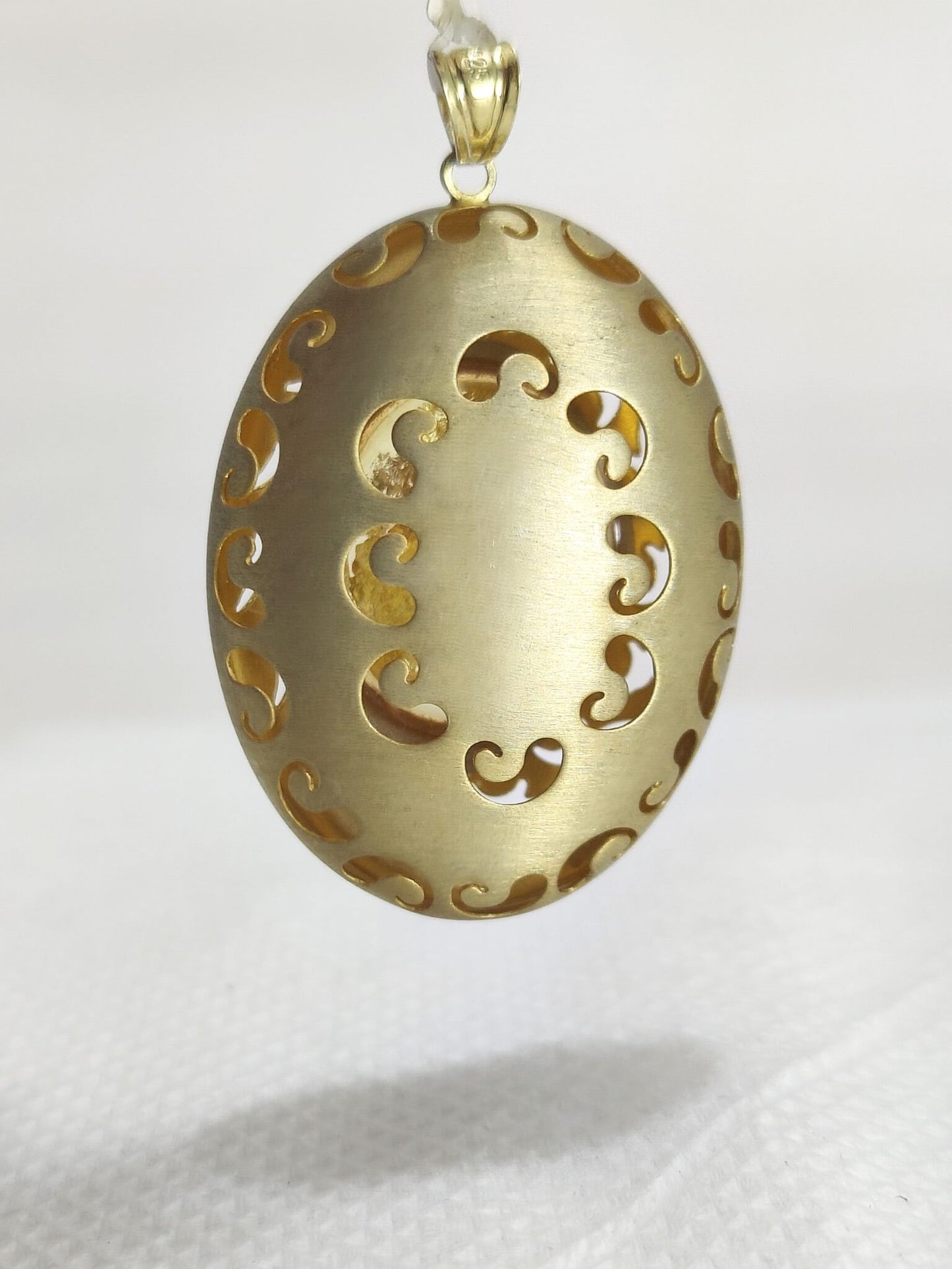 Flake Embedded Lucite Pendant, Gift for Her
