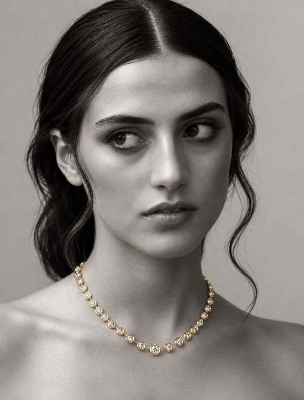 floating diamonds necklace moissanite necklace dainty diamond necklace tiny diamond drop necklace hanging diamond white gold necklace
