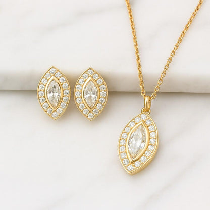 Floral Cluster Stud Earrings  Sterling Silver Finish with Marquise Round Moissanite Stones  Elegant Bridal Party Jewelry by ZaynAurum Pear Cut Diamond Halo Stud Earrings Natural HPHT Earth-Mined Diamonds