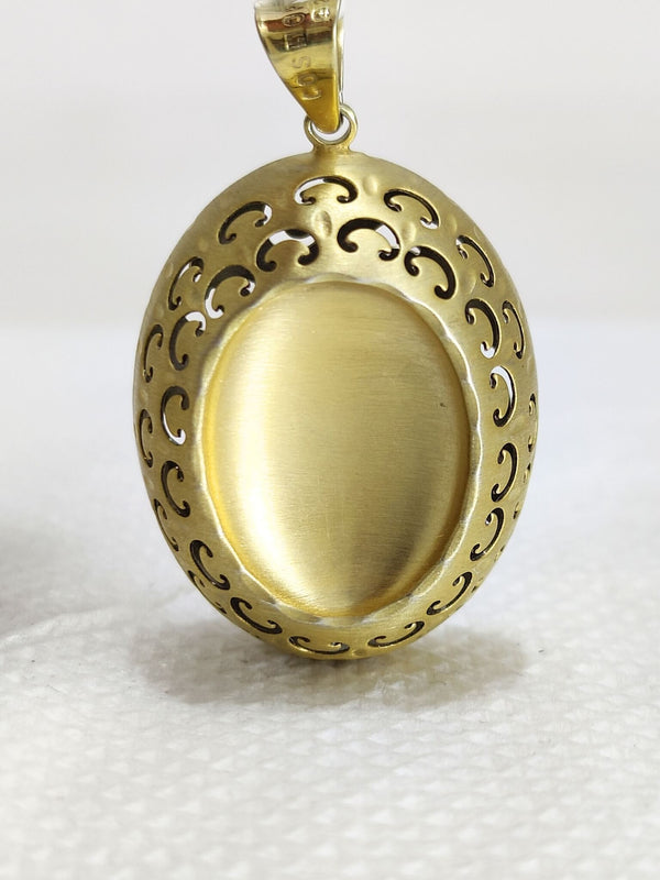 Floral Gold Necklace Antique Necklace  Girlfriend Friend Gift