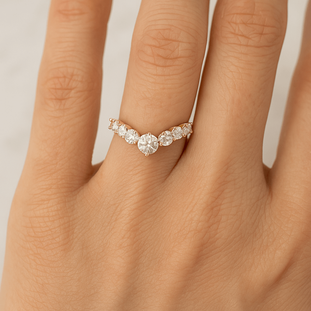 Round Portuguese Cut Lab Grown Diamond