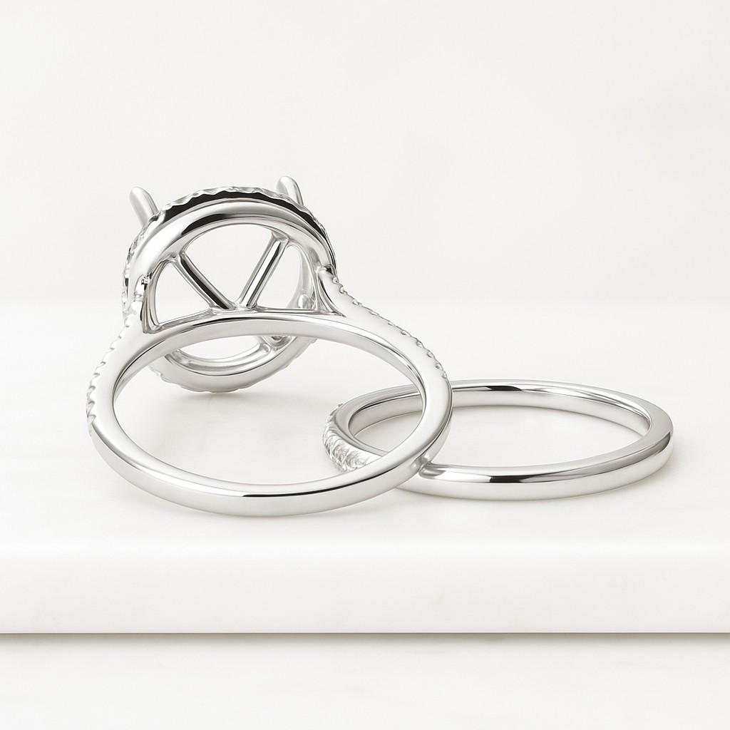 Flush Set Diamond Band  Dainty Diamond Ring  14k Solid Gold Diamond Wedding Ring for Women  Stacking Ring  Anniversary Gift