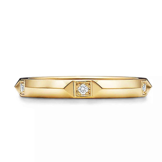 Flush Set diamond wedding rings for women