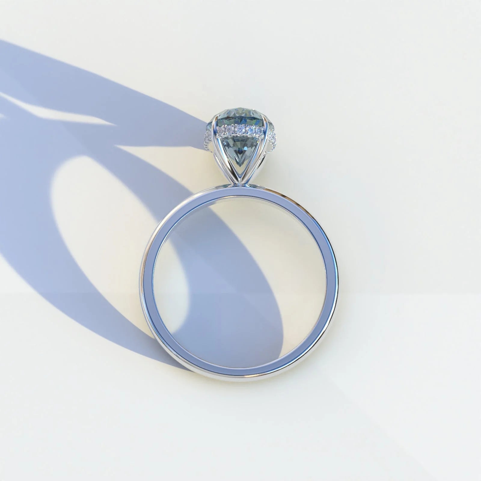 Forever One Hidden Halo Ring