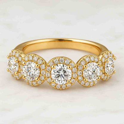 Full Eternity Diamond Wedding Band Art Deco Diamond Eternity Ring Lab Grown Diamond Ring Gift