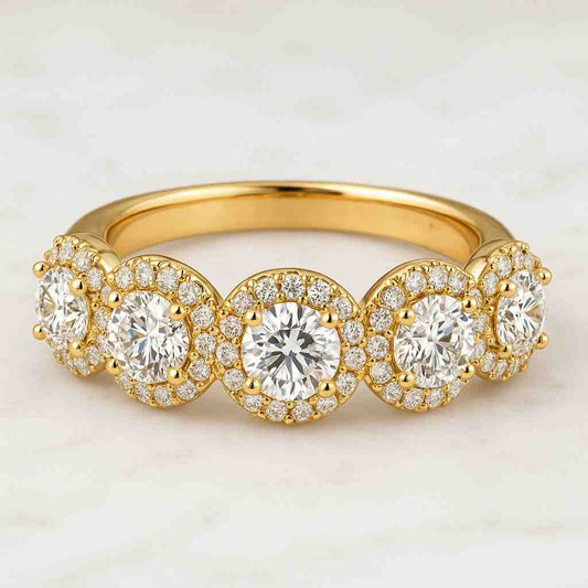 Full Eternity Diamond Wedding Band Art Deco Diamond Eternity Ring Lab Grown Diamond Ring Gift