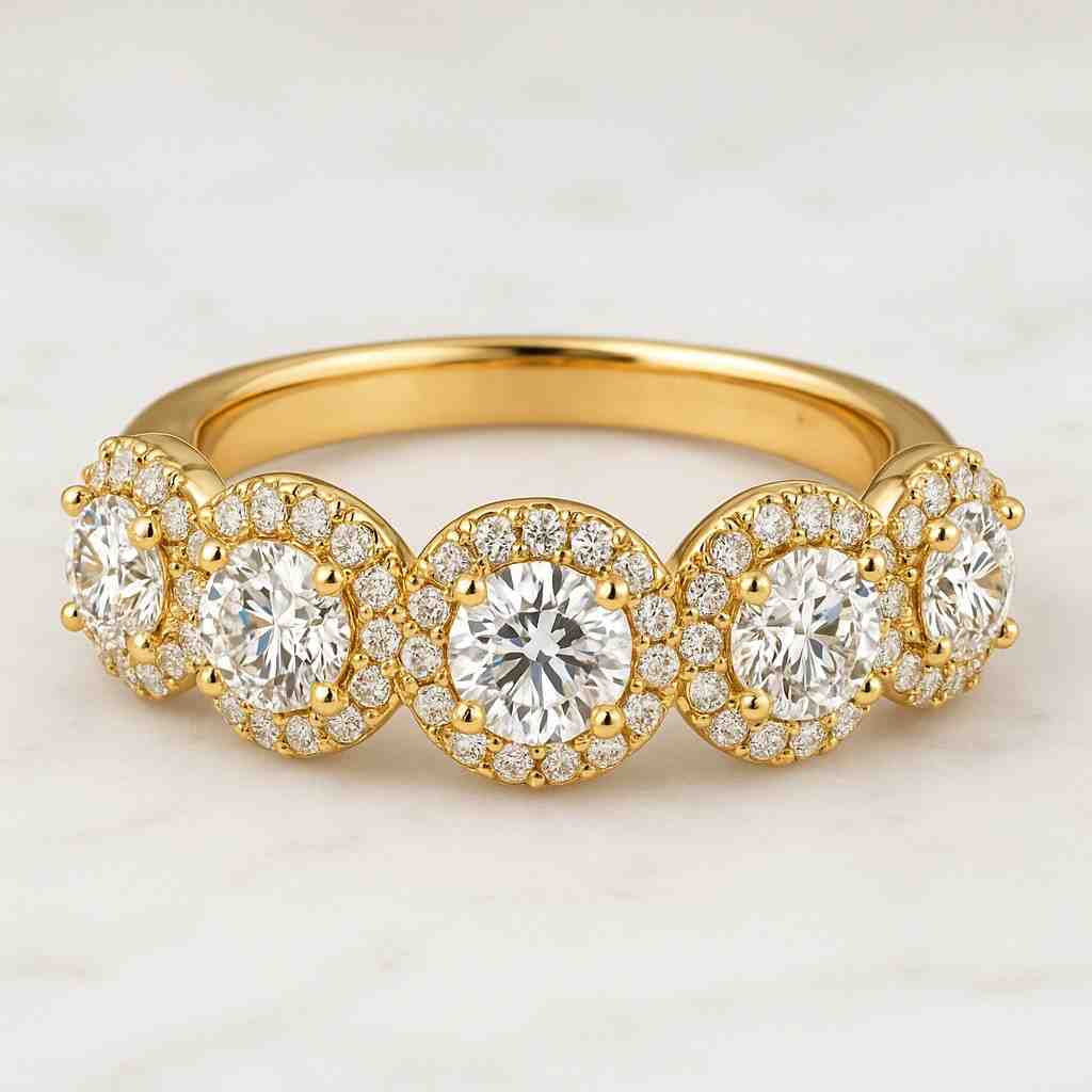 Full Eternity Diamond Wedding Band Art Deco Diamond Eternity Ring Lab Grown Diamond Ring Gift