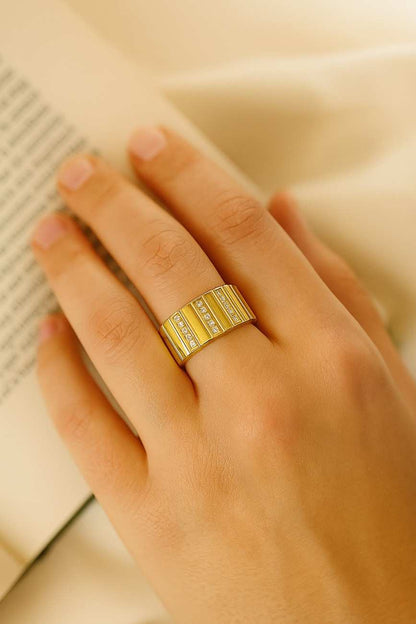 Full Eternity Sparkling Round Cut Moissanite Diamond Band