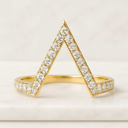 GOLD Stainless Steel Chevron Trendy Earrings  Simple Dainty Jewelry Gift for Mom Wife Daughter Her