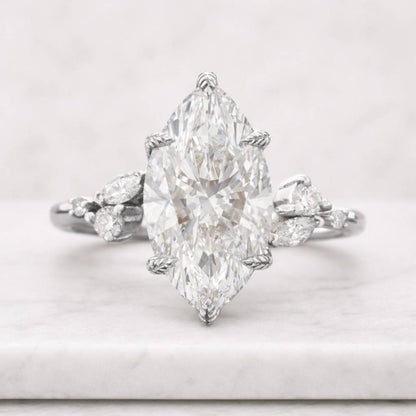 Genuine Lab Grown Diamond Anniversary Ring
