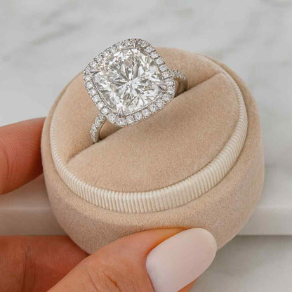 Genuine Lab Grown Diamond Ring Setting Custom Made Ring Gold Ring