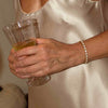 Classic Bezel Set Round Moissanite Tennis Bracelet For Men's And Women
