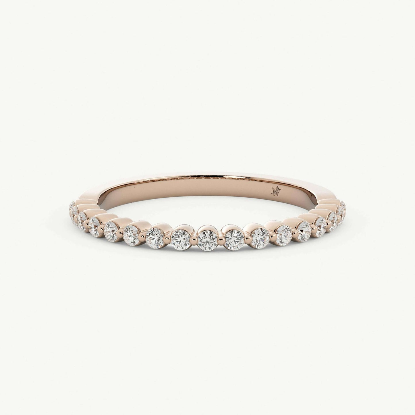 Gifts for Mom, Round Cut Diamond, Stackable Ring
