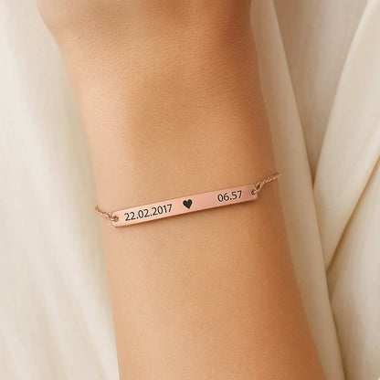 Personalized Name Bracelet Dainty Layering Bracelet Gifts for Mom