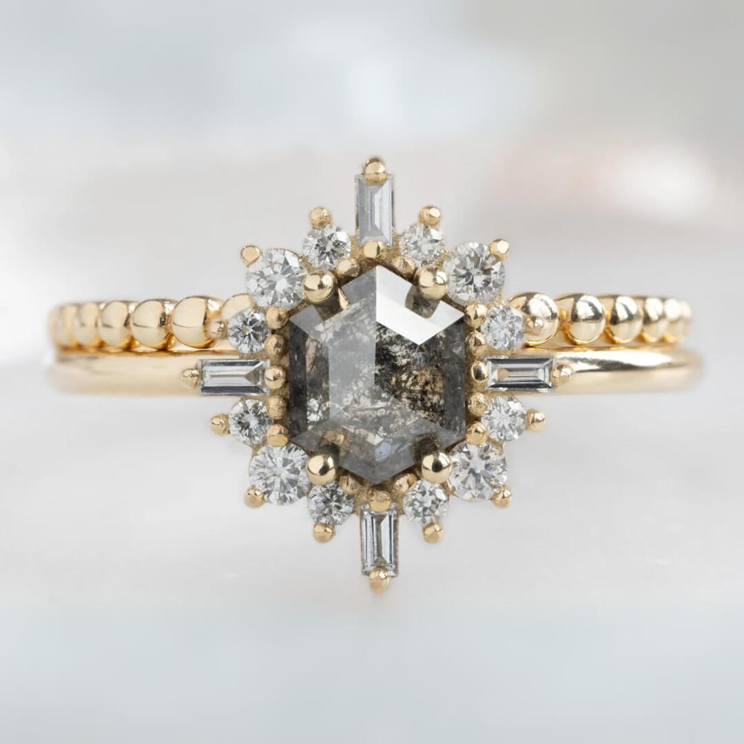 Gold Dotted Ring