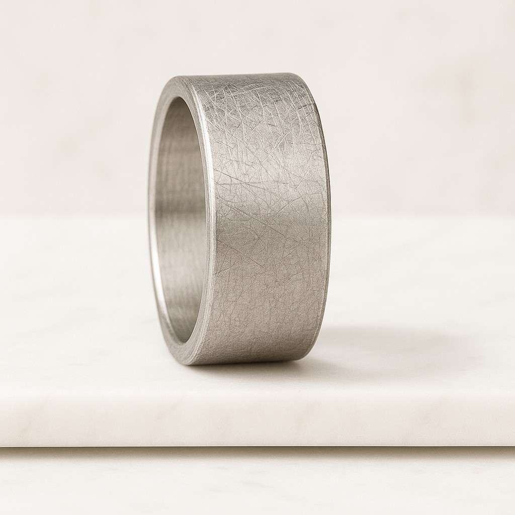 Gold Baguette Diamond Wedding Band Solid Gold Engagement Ring Elegant Wedding Ring for Husband, Perfect Gift