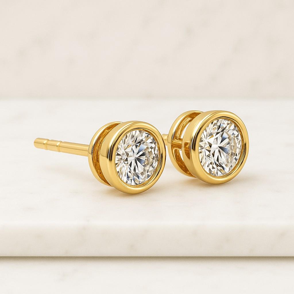 Gold Cluster Floral Design Sparkling Flower Jewelry Elegant Engagement Gift for Her