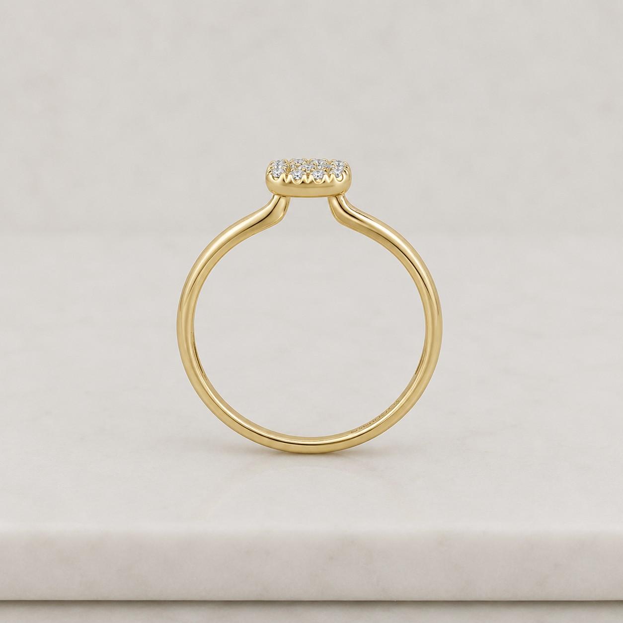 gold diamond initial ring, letter d ring with natural diamonds, open cuff band with name initial
