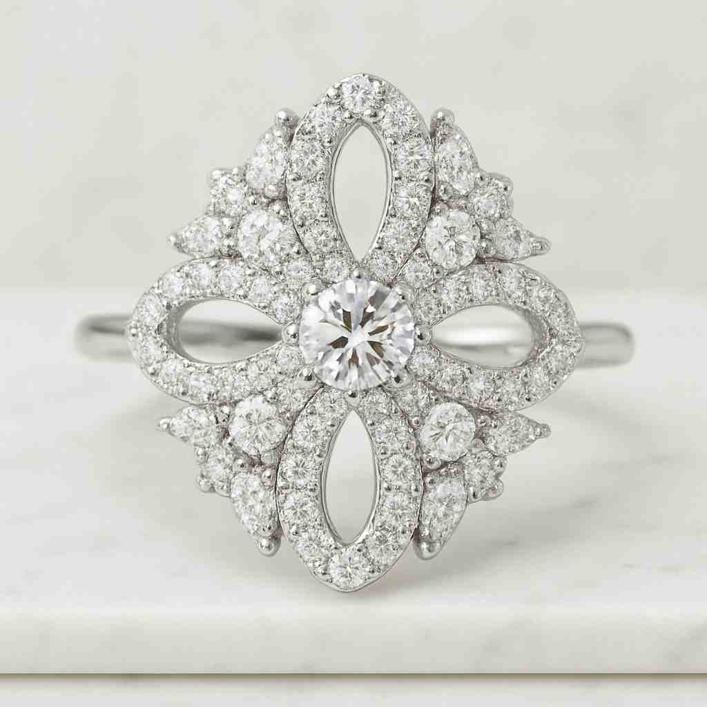 Gold Filled Engagement Wedding Ring Set, 1ct Simulated Diamond Wedding Anniversary Eternity Band Rings