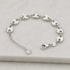 Polished Disc Link Bracelet for Women in Yellow Gold