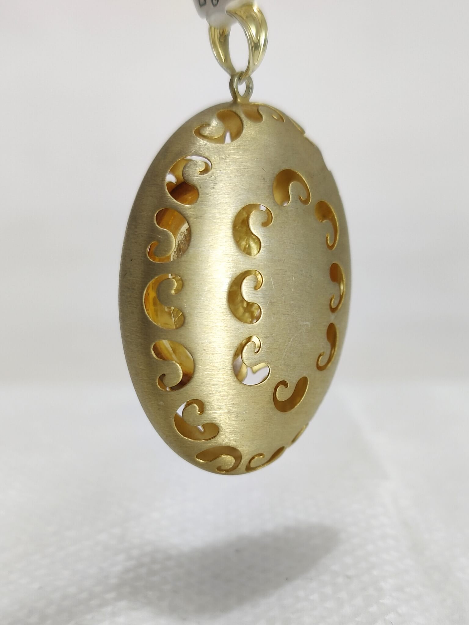 Gold Flake Embedded Lucite Costume Jewelry
