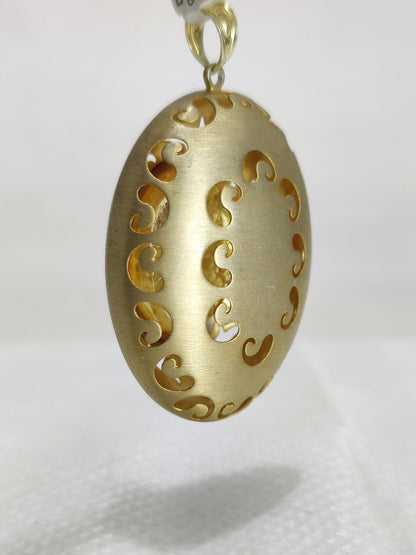 Gold Flake Embedded Lucite Costume Jewelry