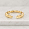 Open Gap Gold Band For Her
