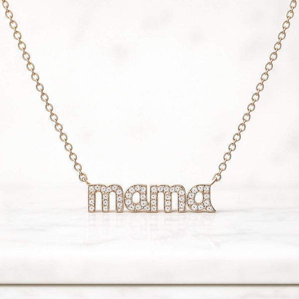 Gold Pave Circle Necklace Round Silver Pave Circle Necklace