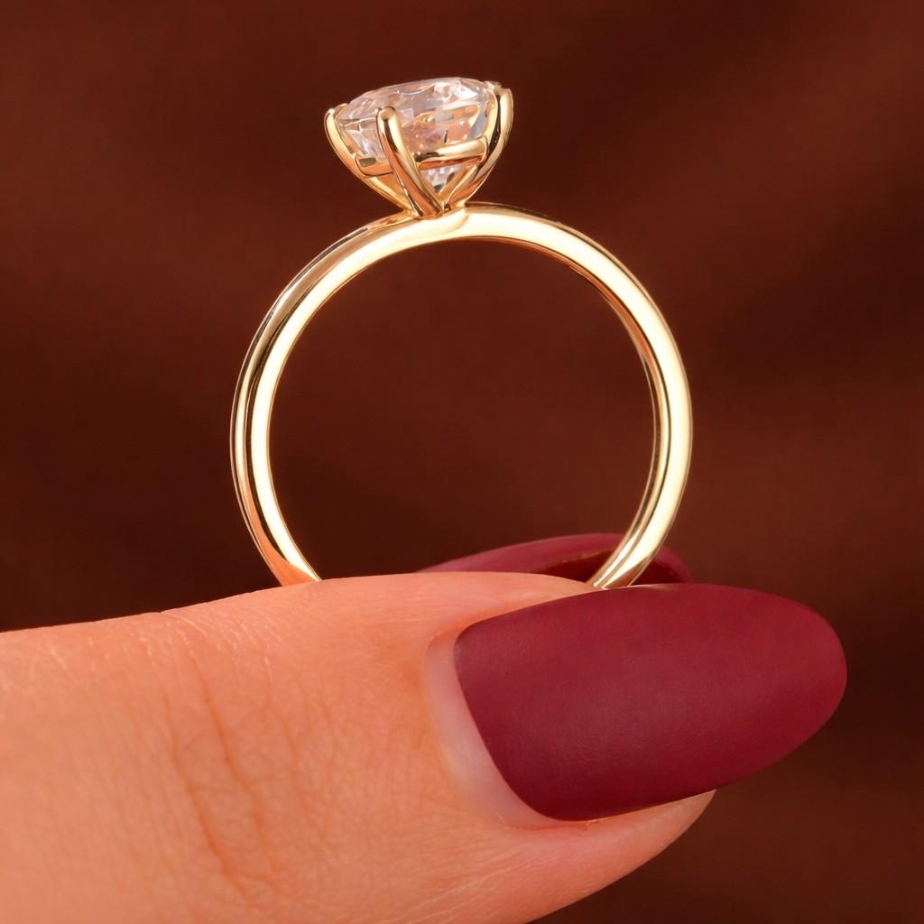gold promise ring anniversary gift daily wear ring
