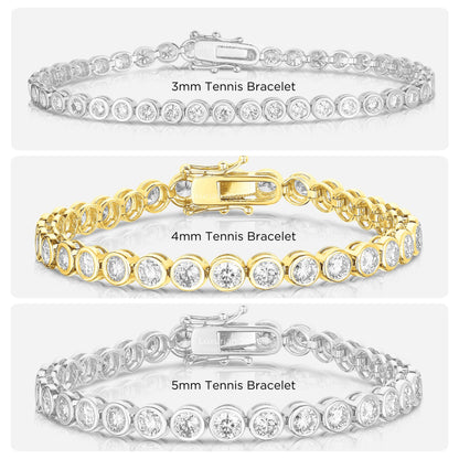 Gold Tennis Bracelet, Solid Gold Bracelet, Diamond Bracelet