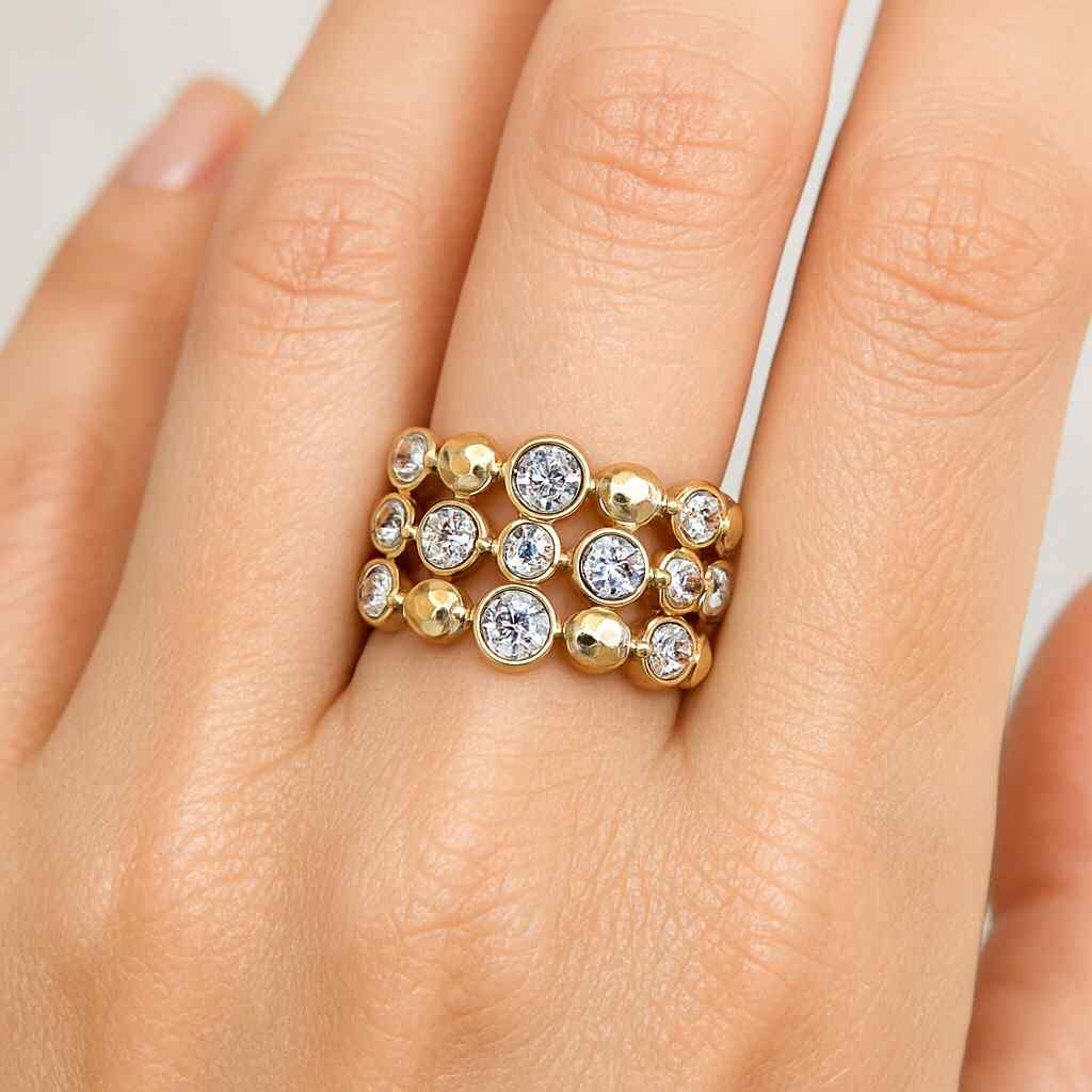 Half Eternity Lab Grown Diamond Wedding Band For Her