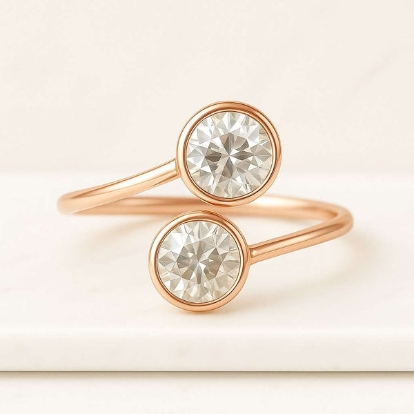 Half Eternity Stacking Anniversary gifts Lab Grown Diamond Full Eternity Band