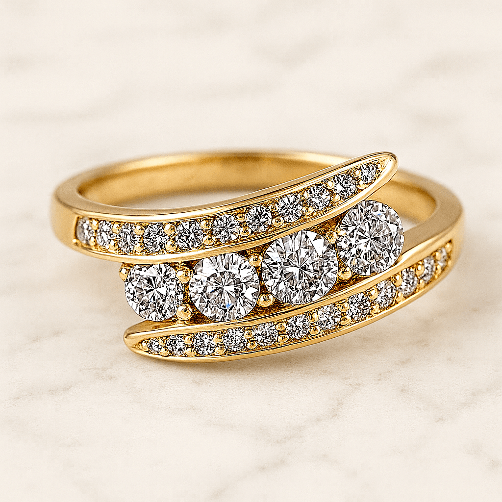 Halo Engagement Ring Round Diamond Proposal Ring for Her Round Cut Diamond Anniversary Ring