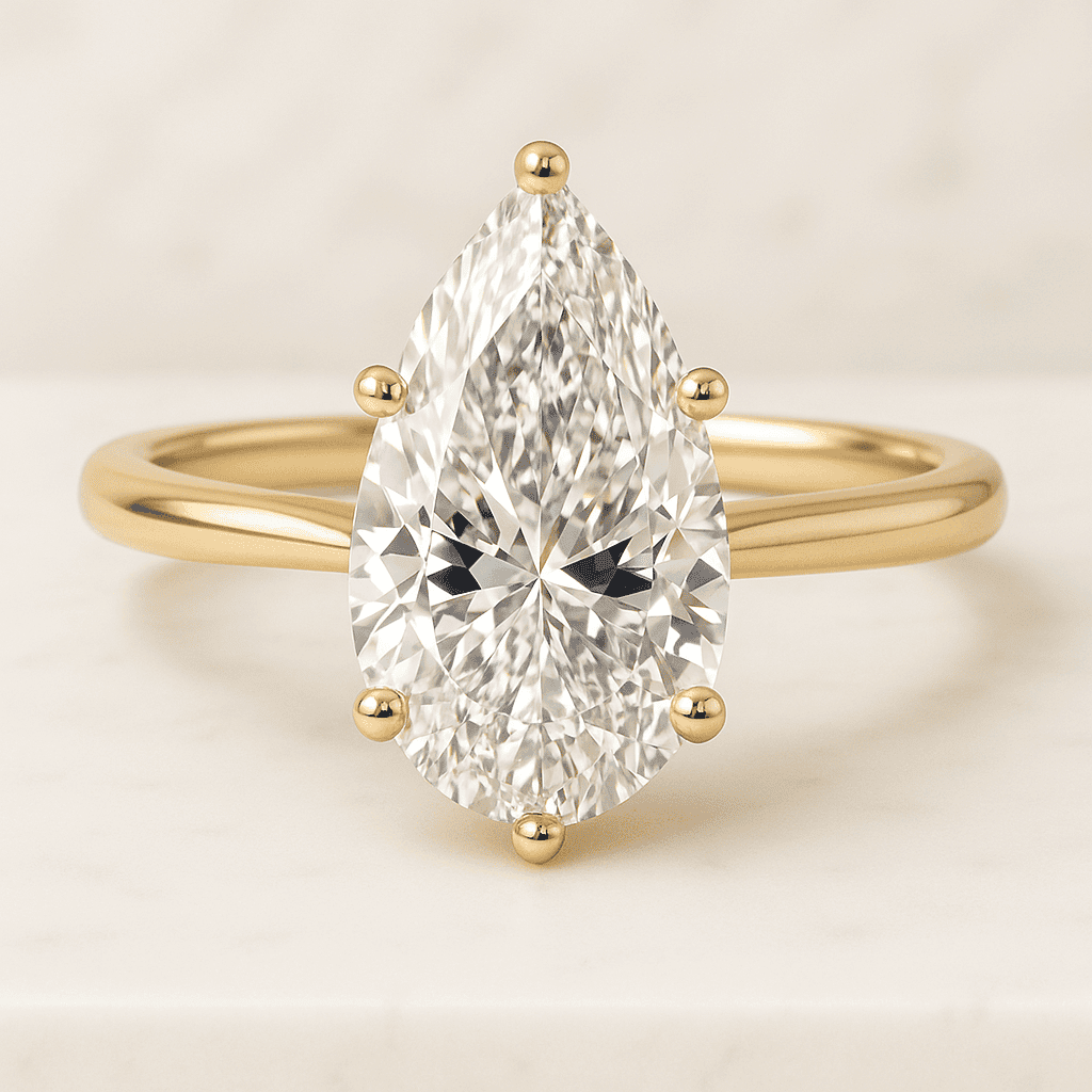 Halo Engagement Ring Round Diamond Proposal Ring for Her Round Cut Diamond Anniversary Ring Genuine Lab Grown Diamond Ring Birthday Gifts